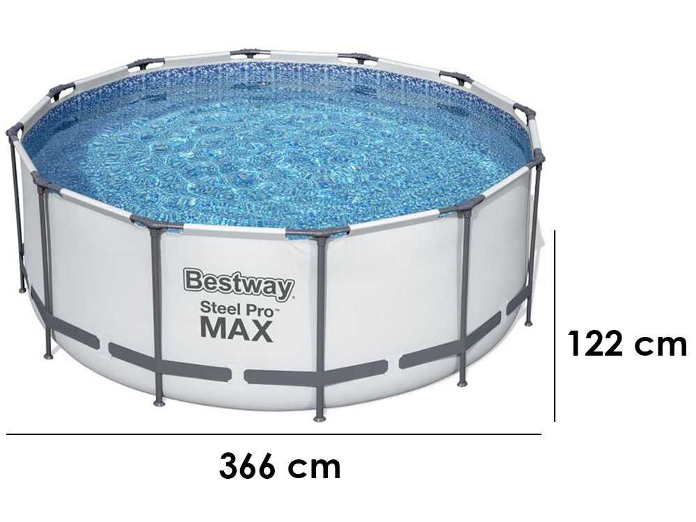 Bestway Steel Pro Max 56420 – Ø366×122 cm – Piscina redonda - Imagen 2