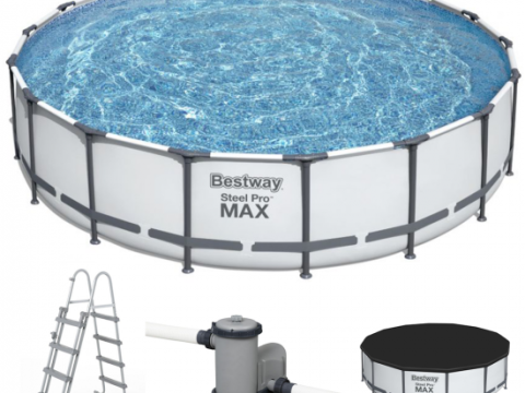 Bestway Steel Pro Max 56462 – Ø549×122 cm – Piscina redonda