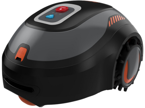Black & Decker BCRMW122-QW – Robot cortacésped con perímetro – robot cortacésped con batería de litio de 12V