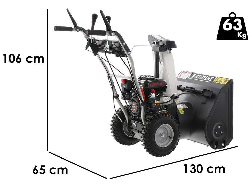 BlackStone B-ST 61 LWE – Quitanieves de gasolina – Loncin H200 - Imagen 2