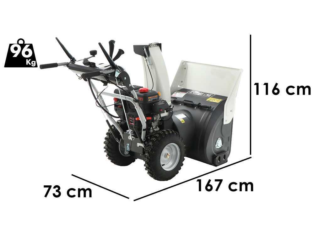 BlackStone B-ST 66 LWE – Quitanieves de gasolina – Loncin G210F(D)S - Imagen 2