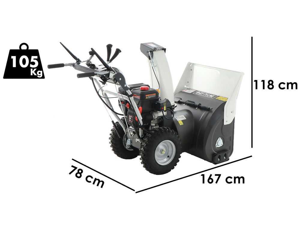 BlackStone B-ST 71 LWE – Quitanieves de gasolina – Loncin G250F(D)S - Imagen 2