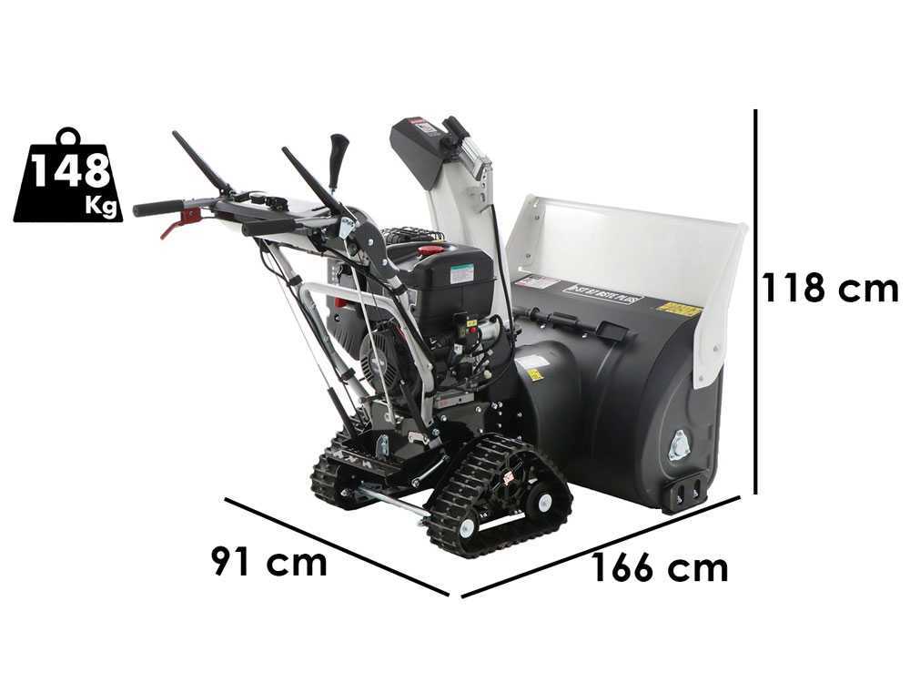 Blackstone B-ST 87 BSTE PLUS – Quitanieves de gasolina – de orugas – B&S 2100 - Imagen 2