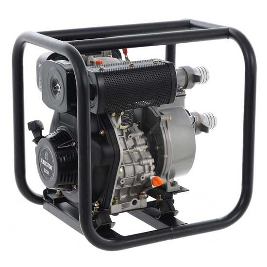BlackStone BD 5000 – Motobomba diésel autocebante – Racores 50 mm