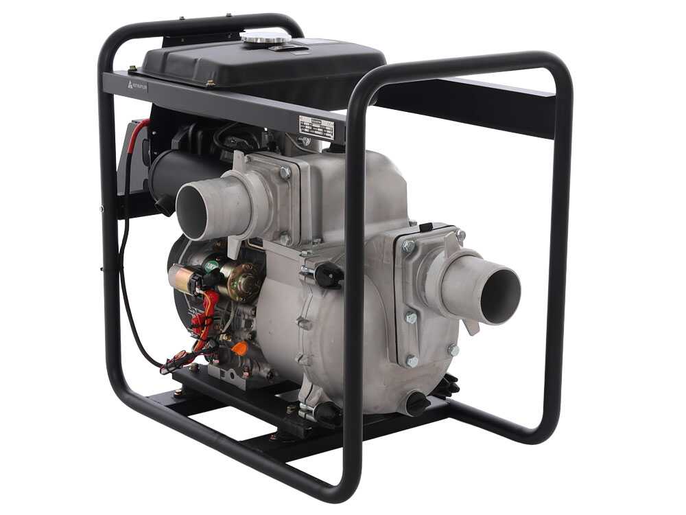 BlackStone BD-ST 10000ES – Motobomba diésel para aguas cargadas – Racores 100 mm - Imagen 3