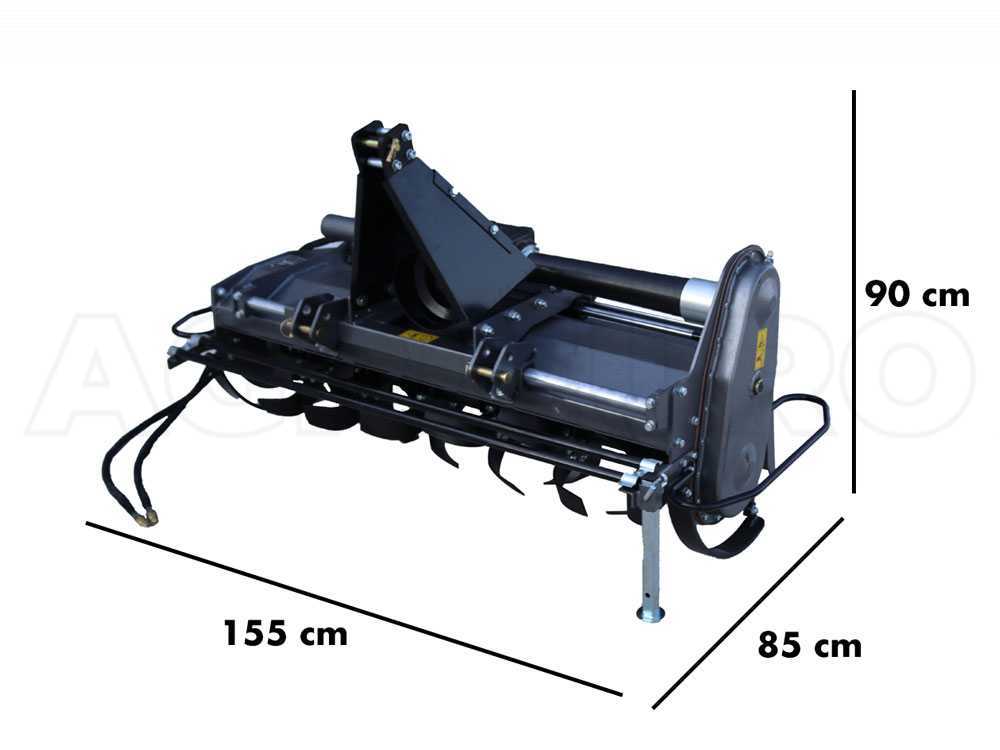 Blackstone BHTL-125 – Fresa rotativa para tractor serie media-pesada – Desplazamiento hidráulico - Imagen 2
