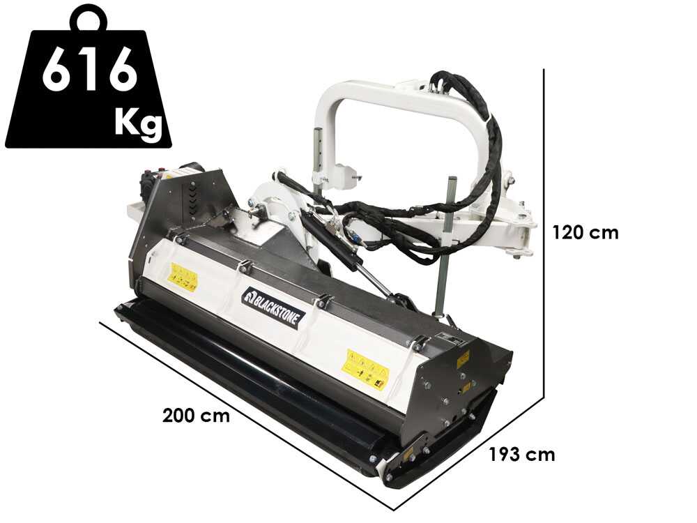 BlackStone BVH 160 H – Trituradora de brazo lateral para cunetas para tractor – Serie pesada - Imagen 2