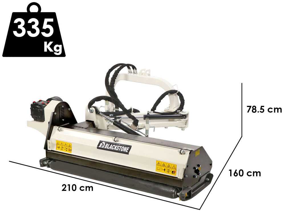 BlackStone BVL 165 L Trituradora de brazo lateral para tractor – Serie pesada - Imagen 2