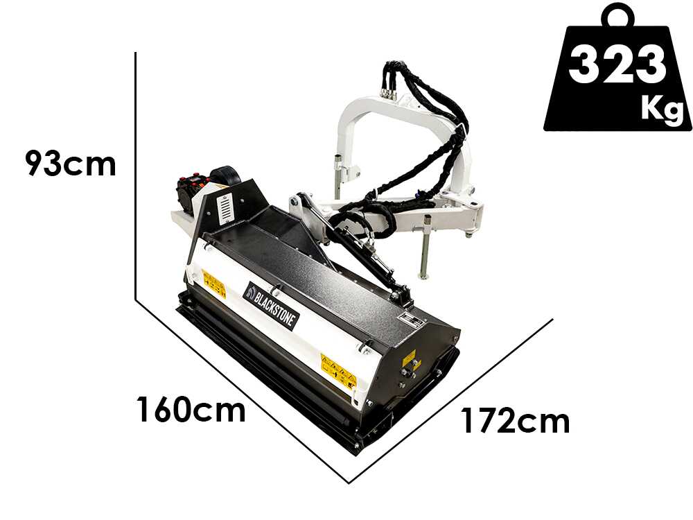 BlackStone BVM 120 M – Trituradora de brazo lateral para cunetas para tractor – Serie media - Imagen 4