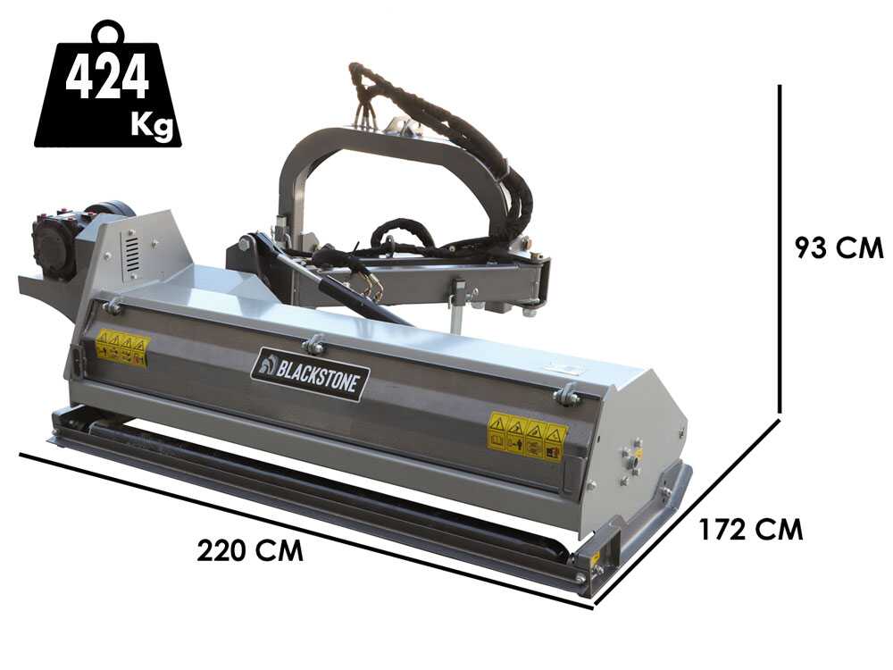 BlackStone BVM 180 M – Trituradora de brazo lateral para cunetas para tractor – Serie media - Imagen 2