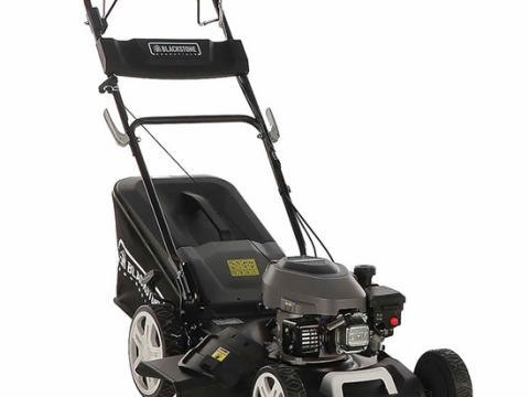 Blackstone Essentials ESP 460-180 – Cortacésped de gasolina autopropulsado – 4 en 1 – Motor de gasolina de 180 cc