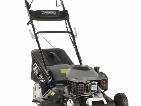 Blackstone Essentials ESP 510-200 – Cortacésped de gasolina autopropulsado BullMach ACHILLE 51 MY22 – 4 en 1 – Motor de 200cm3
