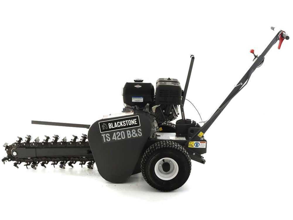BlackStone TS 420 B&S – Zanjadora de gasolina – B&S XR2100 - Imagen 5