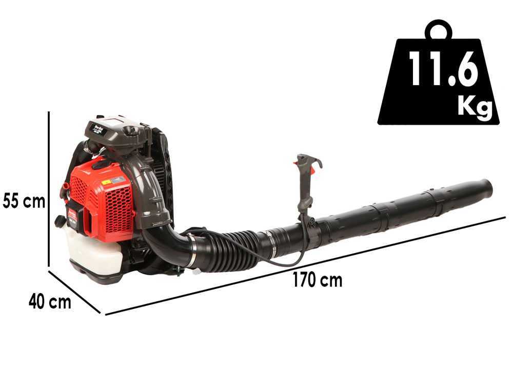 Blue Bird BBL 801 – Soplador de gasolina de mochila con motor de 2 tiempos - Imagen 2