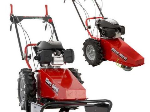Blue Bird Domino – Desbrozadora de ruedas de gasolina – Cuchilla e hilo – Honda GCV 200