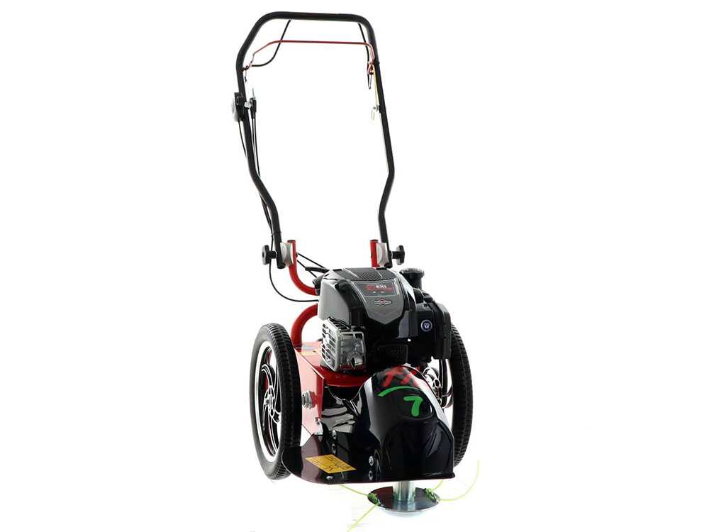 Blue Bird FLO SPEED 7 BS – Desbrozadora de ruedas de gasolina – Hilo + cuchilla – B&S 675 EXi - Imagen 4