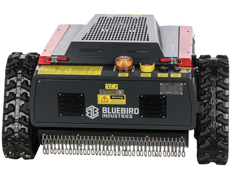 Blue Bird FM 24-70 – Robot cortacésped sobre orugas híbrido (térmico + batería) – Radiocontrolado - Imagen 5