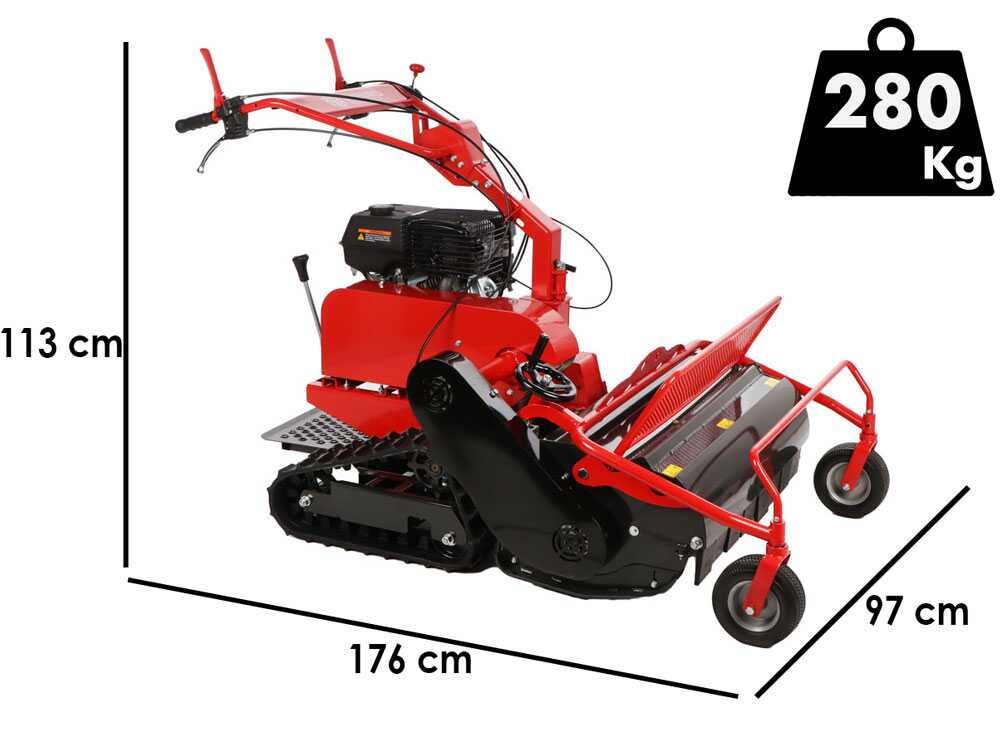 Blue Bird FM860 – Desbrozadora de ruedas de cuchillas – Loncin G420F - Imagen 2
