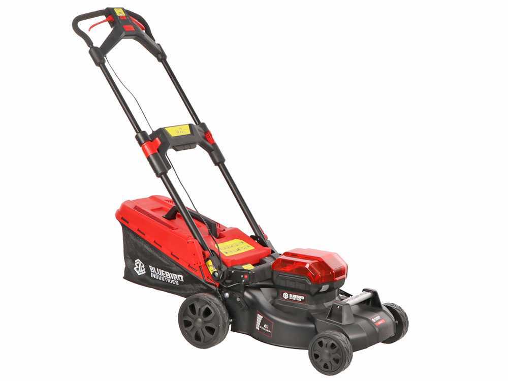 Blue Bird LM 22-41 – Cortacésped a batería – 2x 18V/5Ah – Anchura de corte 41 cm - Imagen 5