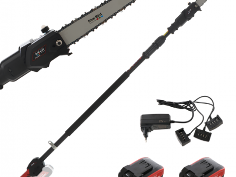 Blue Bird PCS 22-10 – Podadora telescópica a batería – 2x 21V 5 Ah