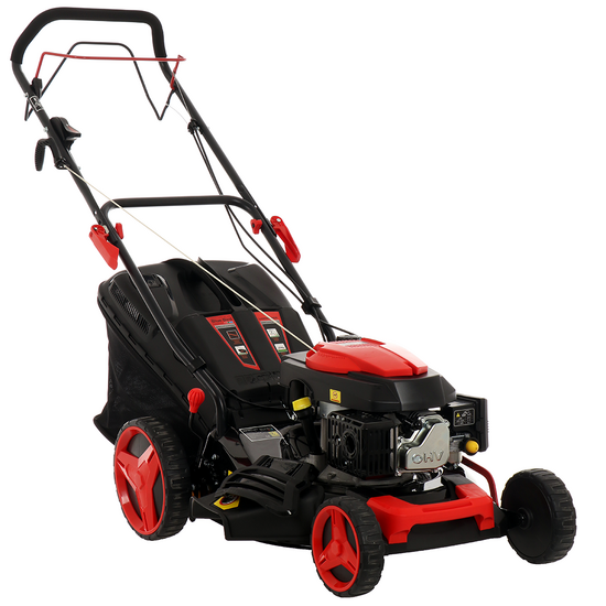 Blue Bird Sprint B46 T – Cortacésped de gasolina de tracción – 4 en 1 – Corte 46 cm