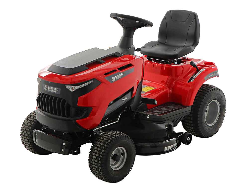 Blue Bird TR SL 98H – Tractor cortacésped con transmisión hidrostática – Descarga lateral - Imagen 3