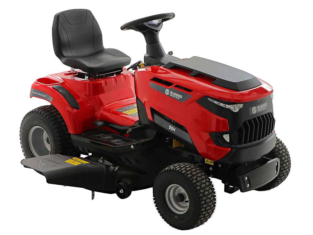 Blue Bird TR SL 98H – Tractor cortacésped con transmisión hidrostática – Descarga lateral - Imagen 4