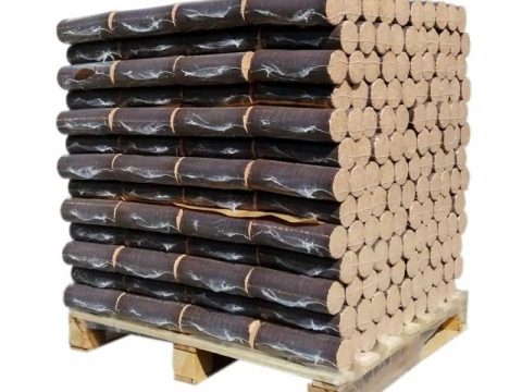 MADERA DENSIFICADA – PALÉ DE 96 PACKS DE 5 TRONCOS