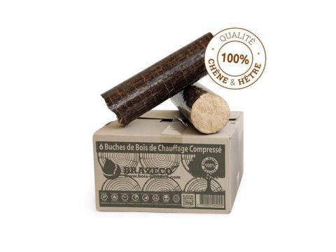 MADERA DENSIFICADA – CALIDAD PREMIUM – PALÉ DE 80 CAJAS DE 6 TRONCOS