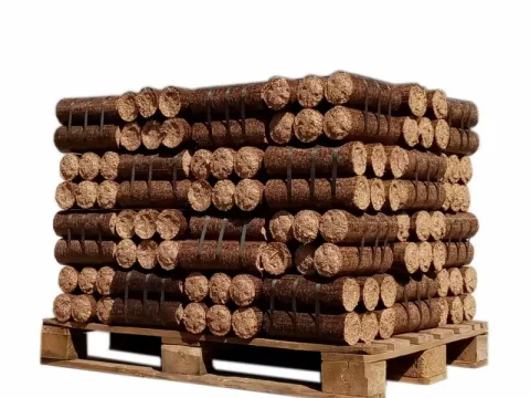 MADERA DENSIFICADA – SIN EMBALAJE DE PLÁSTICO INDIVIDUAL – 1/2 PALÉ DE 480 KG