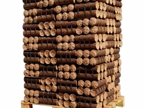 MADERA DENSIFICADA – SIN EMBALAJE DE PLÁSTICO INDIVIDUAL – PALÉ DE 960 KG