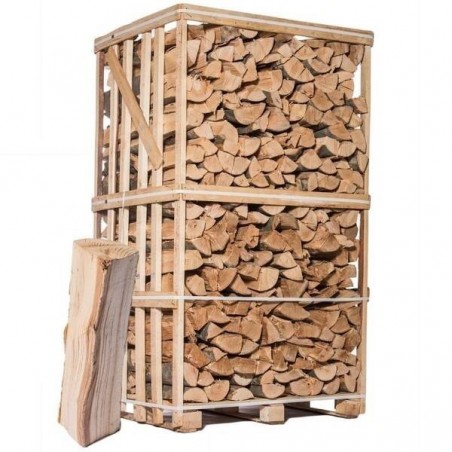 Caja de leña de carpe ultraseca en saco