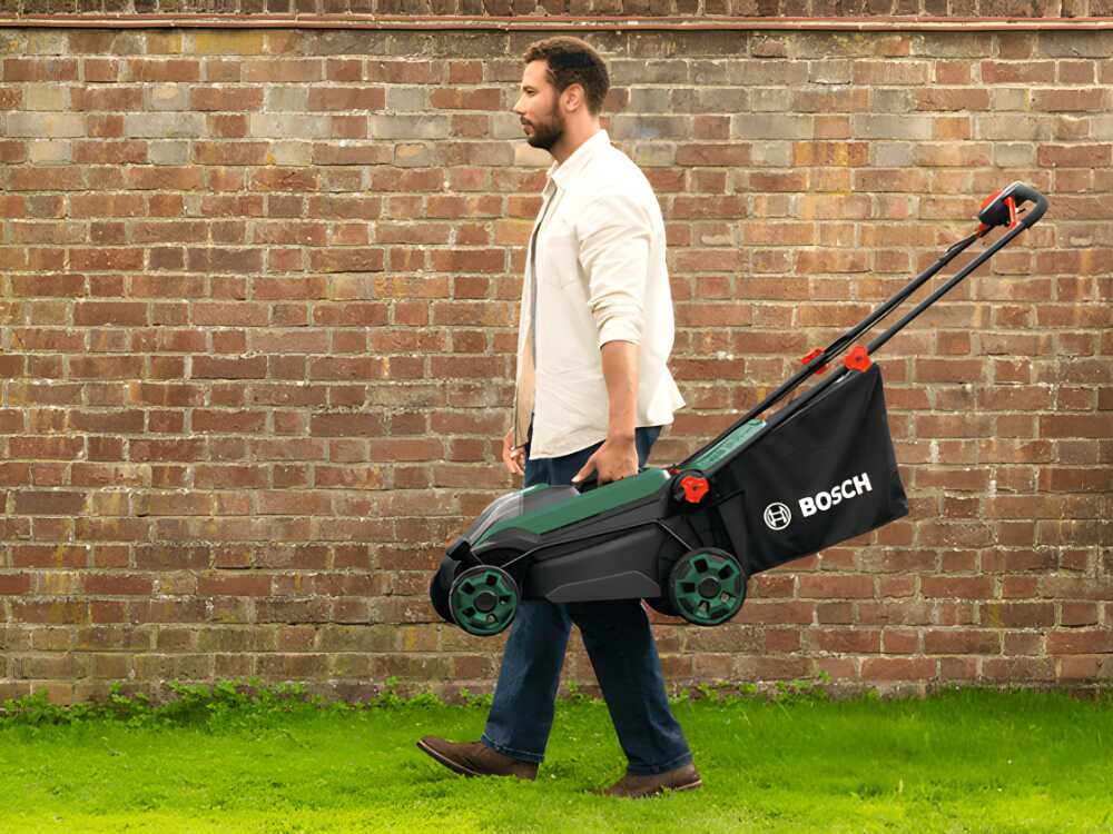Bosch Rotak18V2-38 – Cortacésped inalámbrico – 2X18 V/4 Ah – Anchura de corte 38 cm - Imagen 3