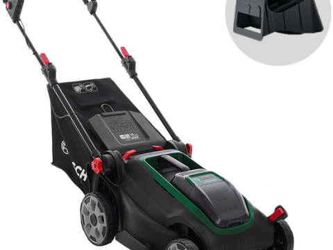 Bosch Rotak18V2-43 – Cortacésped a batería – Anchura de corte 43 cm – SIN BATERÍA NI CARGADOR