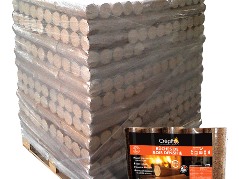 Pack de 5 troncos densificados Crépito® – 30 cm