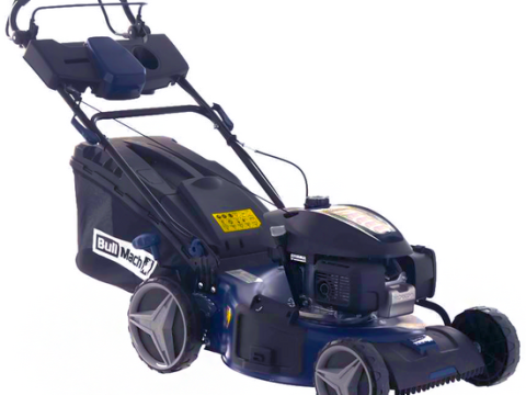 BullMach ACHILLE – 51 H – Cortacésped de gasolina de tracción – 4 en 1 – Motor Honda GCVx200
