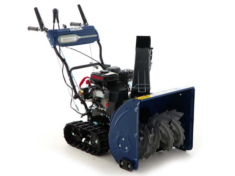 BullMach BM-61 LTE – Quitanieves de gasolina – de orugas – Loncin H200 - Imagen 3