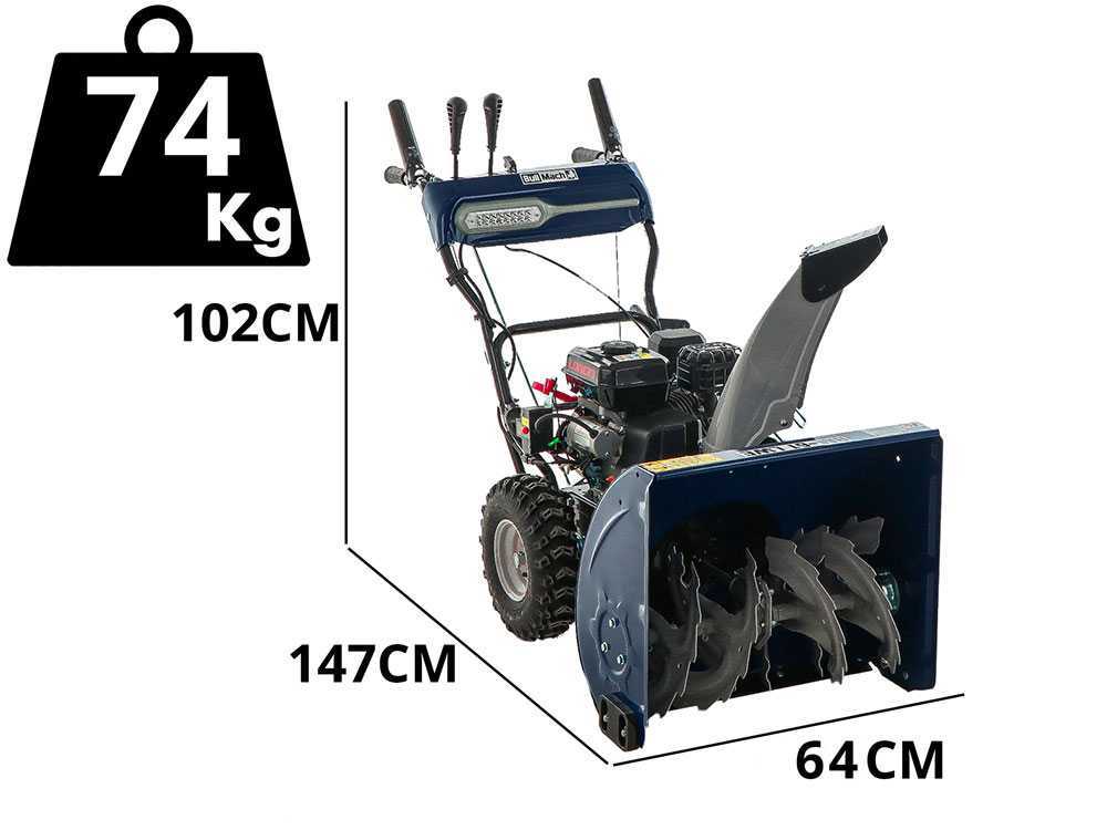 BullMach BM-61 LWE – Quitanieves de gasolina – Loncin H200 - Imagen 2