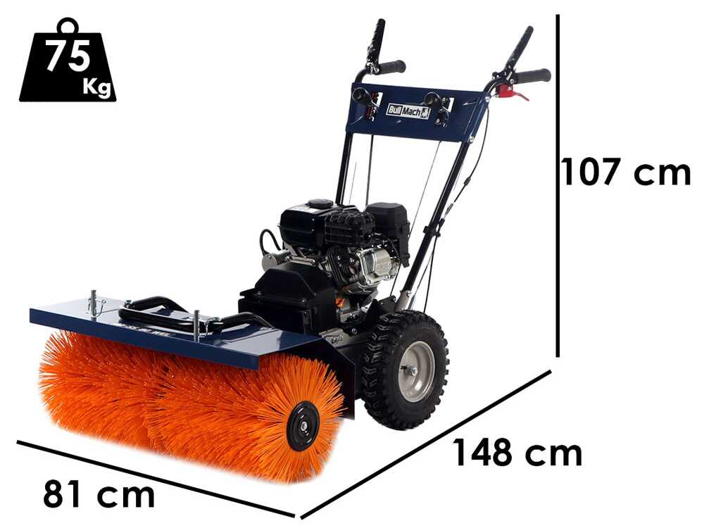 BullMach BM-SS 80 WEL – Barredora multifunción con arranque eléctrico - Imagen 2