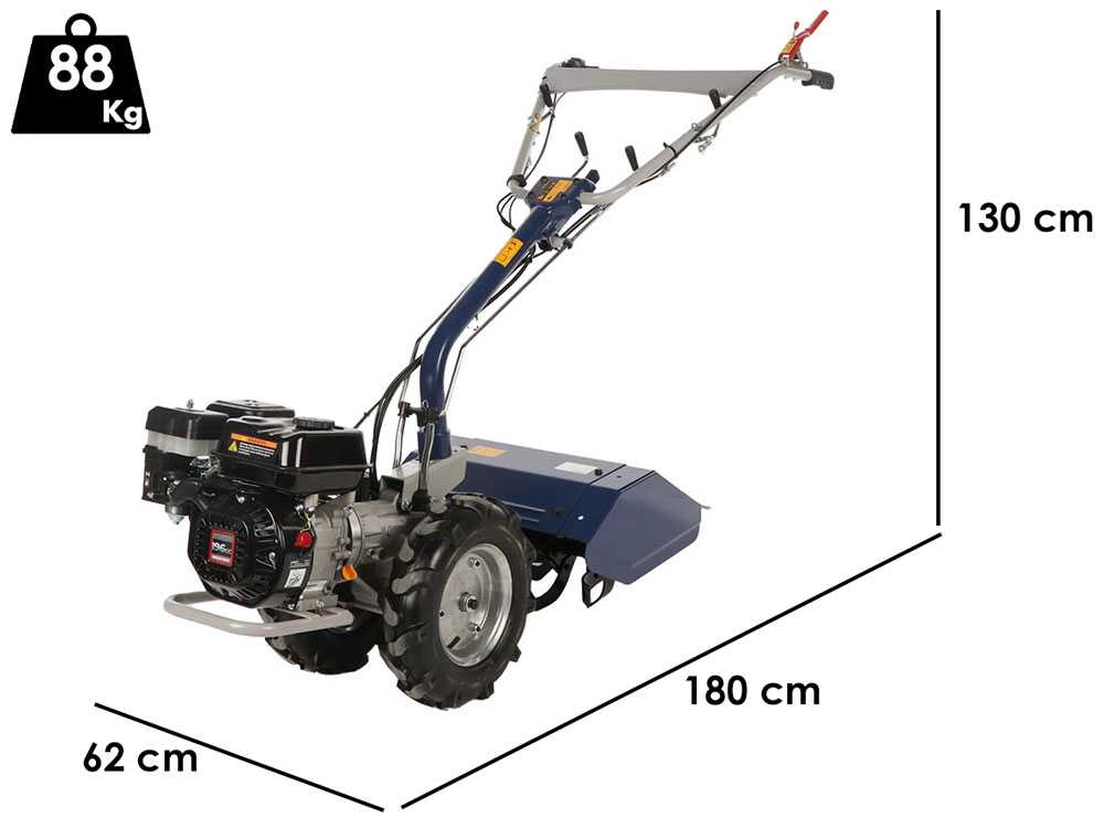 BullMach Chimera 300 – Motocultor de gasolina – Loncin G200F – 6.5 CV - Imagen 2