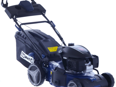 BullMach ECTOR 46 H – Cortacésped de gasolina autopropulsado – 4 en 1 – Motor Honda GCVx170