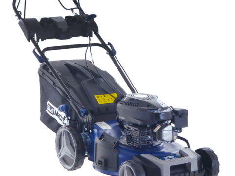 BullMach ECTOR 46 S – Cortacésped de gasolina de tracción – 4 en 1 – Motor de 170 cc