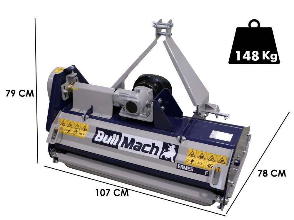 BullMach ERMES 95 F – Trituradora para tractor – Serie ligera - Imagen 2