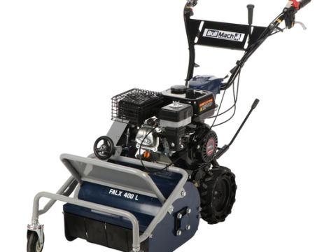 BullMach FALX 400 L – Desbrozadora de ruedas de cuchillas – Loncin G200F