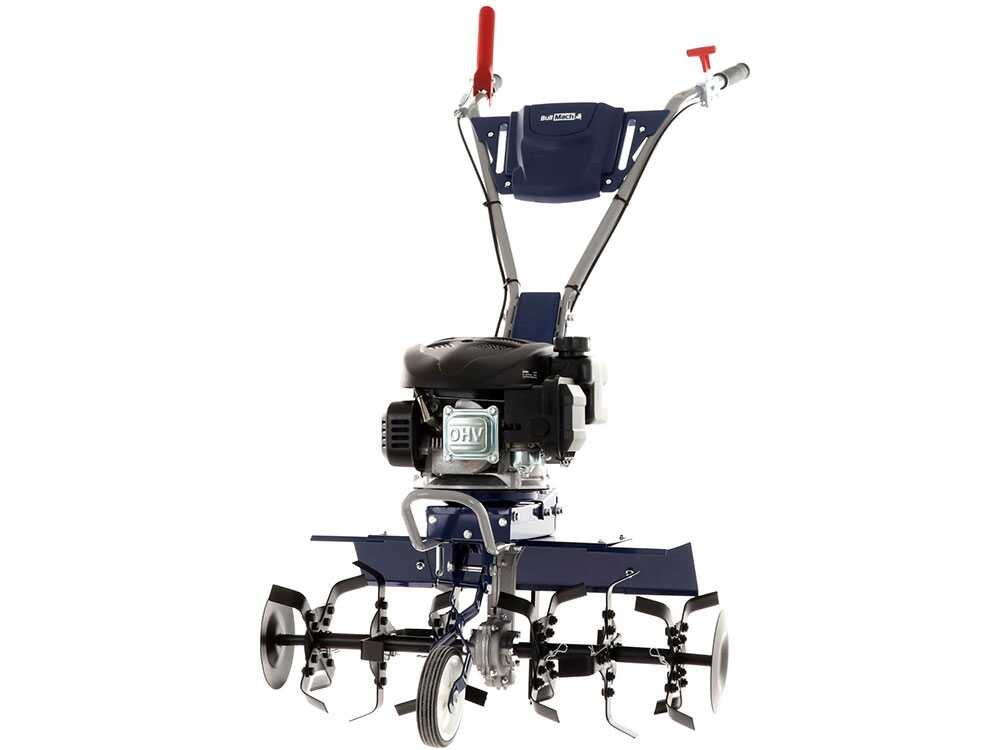 BullMach FLORA 60 – Motoazada de gasolina 4,5 CV – Motor Loncin 139 cm3 - Imagen 4