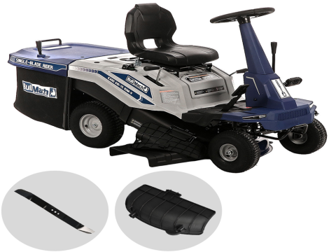 BullMach ICARO 610-75 RSM-V – Tractor cortacésped mini rider – Motor de 224 cm³