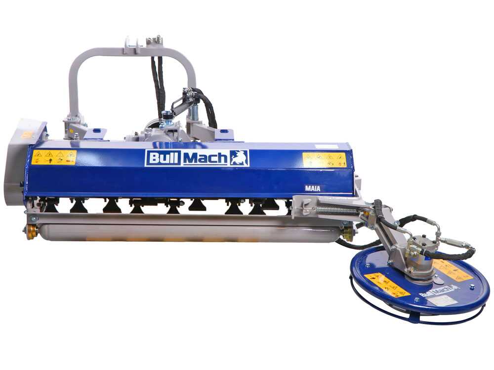 BullMach MAIA 155 SH – Trituradora para tractor con disco intercepas – Serie media – Desplazamiento hidráulico - Imagen 3