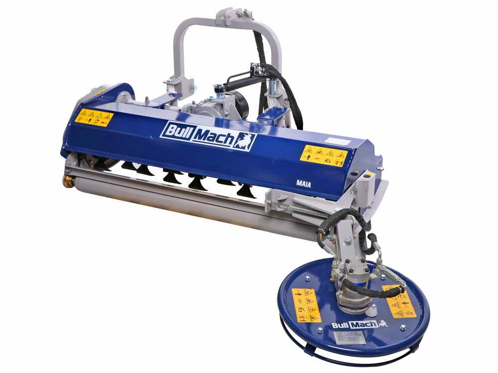 BullMach MAIA 155 SH – Trituradora para tractor con disco intercepas – Serie media – Desplazamiento hidráulico - Imagen 4
