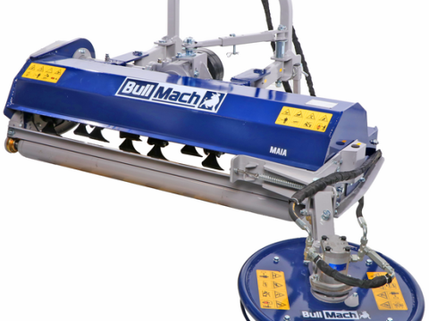 BullMach Maia 175 S – Trituradora para tractor con disco intercepas – Serie media – Desplazamiento manual