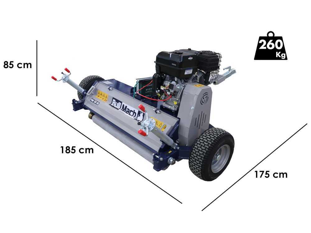 BullMach PAN 120 BS – Desbrozadora para quad – B&S XR2100 - Imagen 2